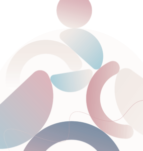 Abstract image of different shapes and figures. Alienation topic. Mindletic blog.