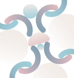 Abstract figures formed as a pattern, dealing with anger. Mindletic blog